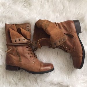 Genuine Leather Aldo Combat Boots